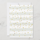 Boho Woodland Greenery Kinderdusche Einladung (Rückseite)