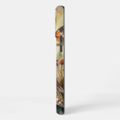 Boho Woodland Owl iPhone Hülle (Linke Seite)