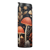 Boho Woodland-Pilzmuster Thermosbecher (Nach rechts gedreht)