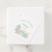 Boho Woodland Rainbow Vielen Dank Geschenkanhänger (Beispiel)