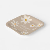 Boho Wüste daisy Retro Babydusche nach Maß Pappteller (Gewinkelt)