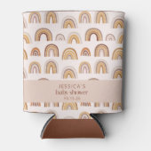 Boho Wüste Regenbogen Neutral Custom Baby Shower Dosenkühler (Vorderseite)