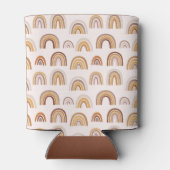 Boho Wüste Regenbogen Neutral Custom Baby Shower Dosenkühler (Rückseite)