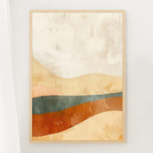 Boho Wüste Ruhige Print 2 of 3 Poster