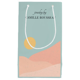 Boho Wüste Sunrise Mountains Abstrakt Kleine Geschenktüte