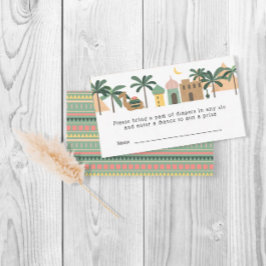 Boho Wüste Themed Camel Baby Dusche Windeln Windel Begleitkarte