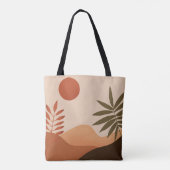 Boho-Wüsten-Sonne  Tasche (Rückseite)