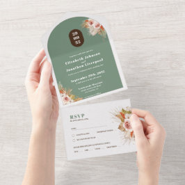 Boho Wüstenargenrahmen All In One Einladung