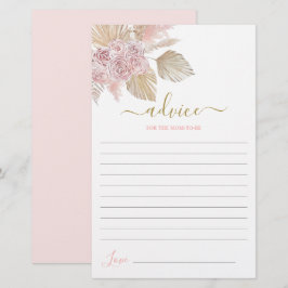 Boho Wüstenempfehlung für die Mama als Karte