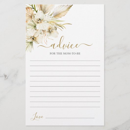 Boho Wüstenempfehlung für die Mama als Karte (Vorderseite)