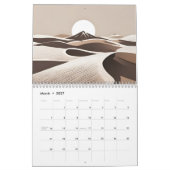 Boho Wüstenkunst Kalender (Mär 2027)