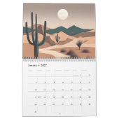 Boho Wüstenkunst Kalender (Jan 2027)