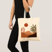 Boho Wüstensonne Tragetasche (Vorderseite (Produkt))