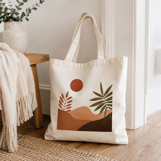 Boho Wüstensonne Tragetasche