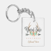 BOHO Yard verkauft Hirschantler Custom Schlüsselan Schlüsselanhänger (Vorderseite links)