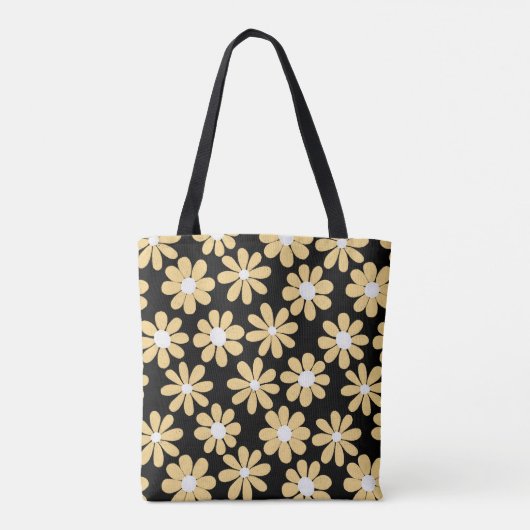 Boho Yellow Daisy Best Mimi Ever Tasche (Rückseite)