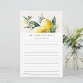 Boho Yellow Lemon Garden Beratung für Dusche (Stehend Vorderseite)