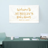 Boho Yellow Little Ray Sunshine on Way Baby Dusche Banner (Messeveranstaltung)