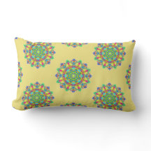 Boho Yellow Mandala Pattern