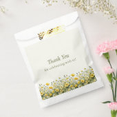 Boho Yellow Wildblumen, Olive Danke Hochzeit Geschenktütchen (Versiegelt)