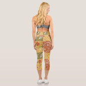 Boho-Yogahose Capri Leggings (Rückseite)
