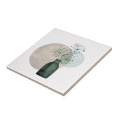 Boho Zen Blütenleuchter in einer Flasche Fliese (Seite)