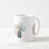 Boho Zen Blütenleuchter in einer Flasche Kaffeetasse (VorderseiteRechts)