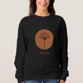 Boho Zen Botanisches Kunst T-Shirt Sweatshirt (Vorderseite)