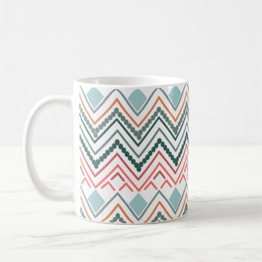 Boho Zickzack Kaffeetasse (Links)