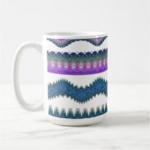 Boho Zigzag Pattern Coffee Mug Kaffeetasse (Links)