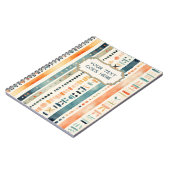 Boho zurück zum benutzerdefinierten Schultext Notizblock (Linke Seite)