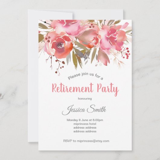 bohochkarätige Party Einladung (Vorderseite)