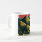 Bohol Chocolate Hills Kaffeetasse (Vorderseite Links)