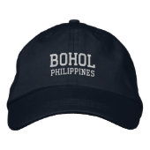 Bohol Philiippines Baseball Hat Bestickte Baseballkappe (Vorderseite)