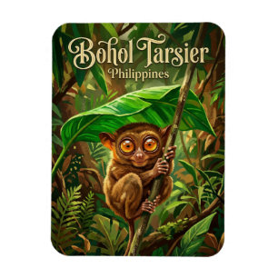 Bohol Tarsier-Schutzgebiet Philippinen Magnet