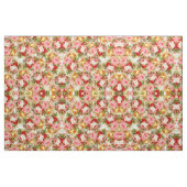 Bohomien pinkfarbene rote Rosen Blumenmuster Stoff (Fat Quarter (45,7 x 55,9 cm))