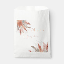 BohoPampas Grass Baby-Dusche Geschenktütchen