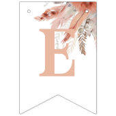 BohoPampas Grass Baby-Dusche Wimpelkette (Dritte Fahne)