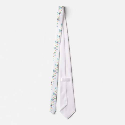 Bohr Atommodell Krawatte (Rückseite)