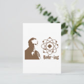 Bohr-ing Postkarte (Stehend Vorderseite)