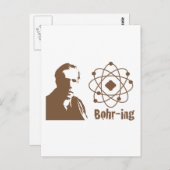 Bohr-ing Postkarte (Vorne/Hinten)