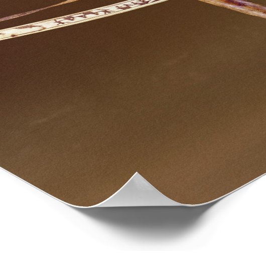 Bohrbohrer Poster (Ecke)