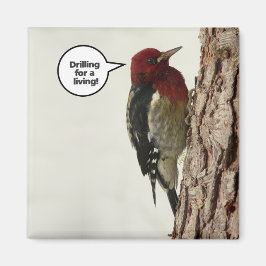 Bohren für einen lebenden Magneten Magnet