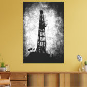 Bohren für Energie Leinwanddruck (Insitu (Wohnzimmer))