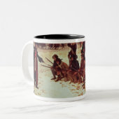 Bohrenamerikanerneuzugänge Baron-von Steuben Zweifarbige Tasse (Vorderseite Links)