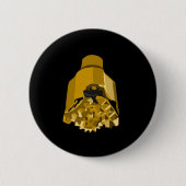 Bohrerschwarzes Button (Vorderseite)