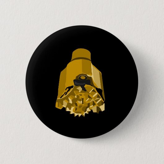 Bohrerschwarzes Button (Vorderseite)