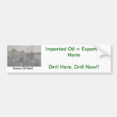 BOHRGERÄT HIER, BOHREN JETZT 3 AUTOAUFKLEBER (Vorne)