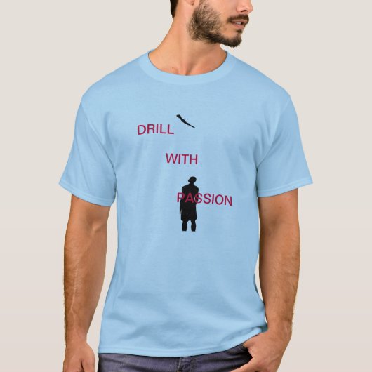 BOHRGERÄT MIT LEIDENSCHAFT T-Shirt (Vorderseite)