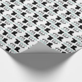 Bohrgerät-Tanz-Team-Prinzessin Geschenkpapier (Ecke)